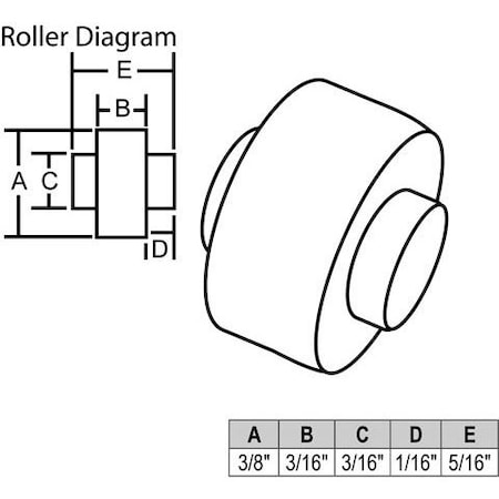 Strybuc Sliding Window Wheel 900-10418